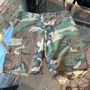 SLUMERICAN Distressed Mens Shorts